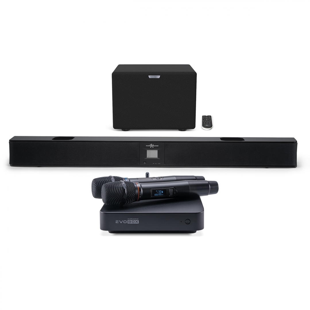 караоке-комплект EVOBOX Plus + EvoSound Bar (саундбар с караоке) в Серпухове