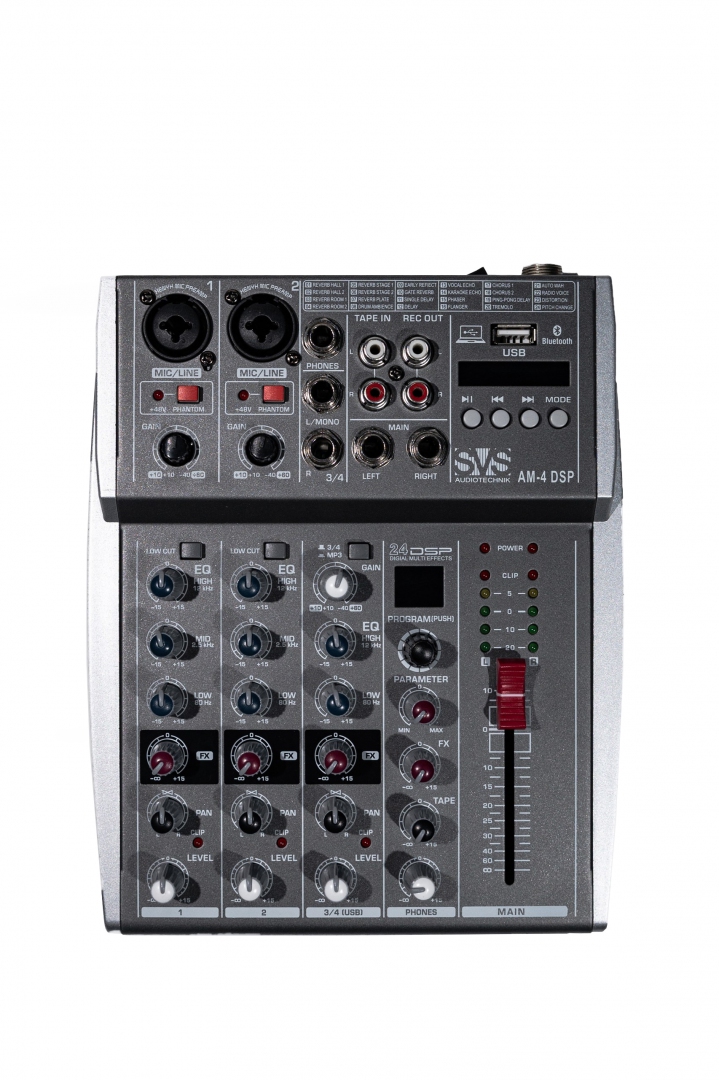 SVS Audiotechnik mixers AM-4 DSP Аналоговый микшерный пульт, 4-канала в Серпухове