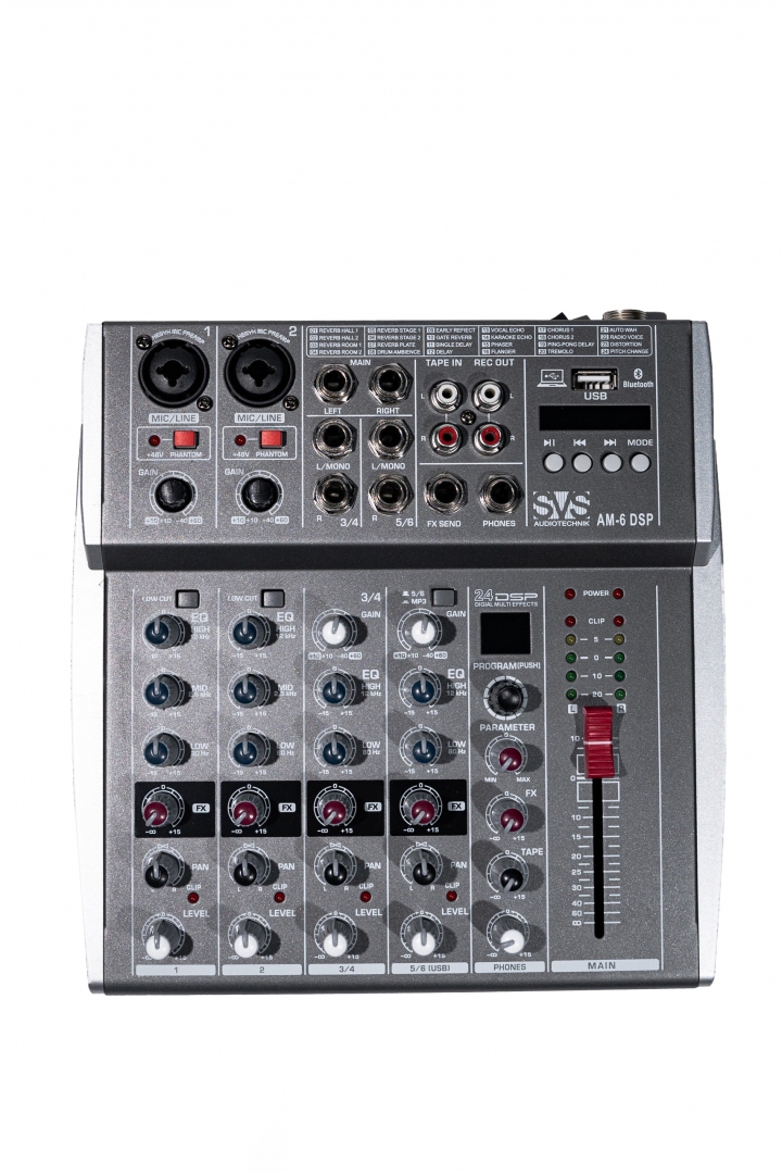SVS Audiotechnik mixers AM-6 DSP Микшерный пульт аналоговый, 6-канальный SVS Audiotechnik mixers в Серпухове