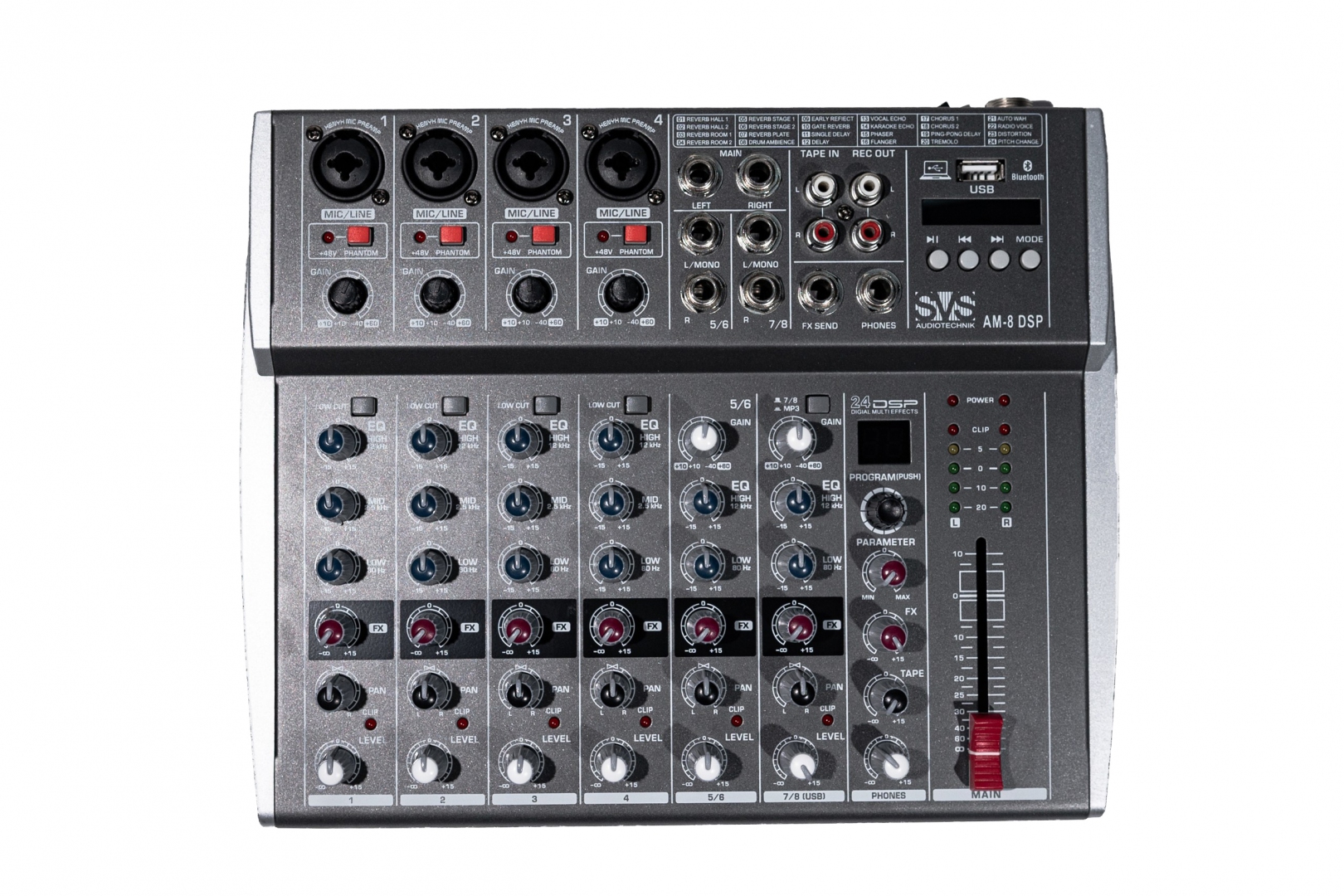 SVS Audiotechnik mixers AM-8 DSP Микшерный пульт аналоговый, 8-канальный в Серпухове